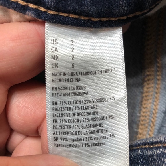 American Eagle Hi-Rise Shortie Shorts 0709 - Picture 2 of 7